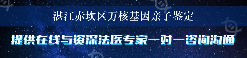 湛江赤坎区万核基因亲子鉴定